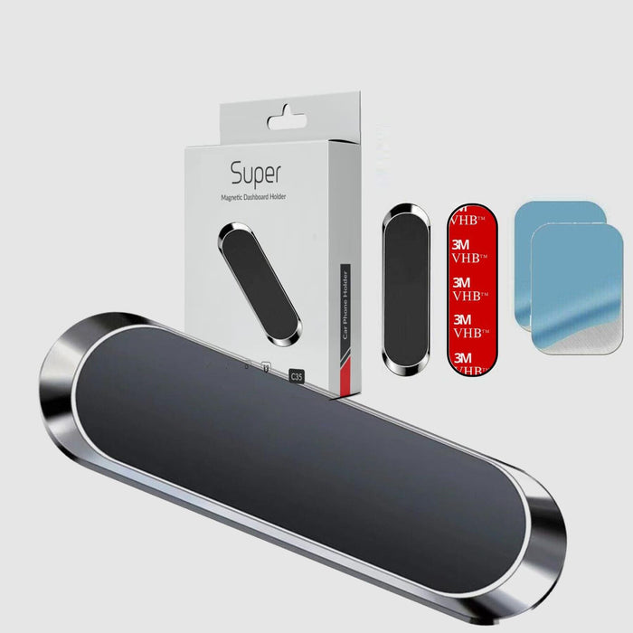 Magnetic car phone holder