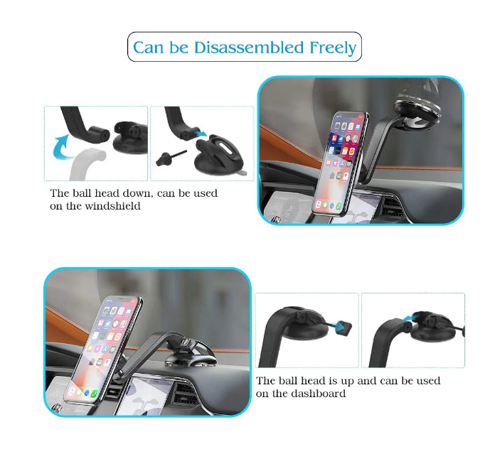 Universal Magnetic Car Bracket - Robust & Flexible