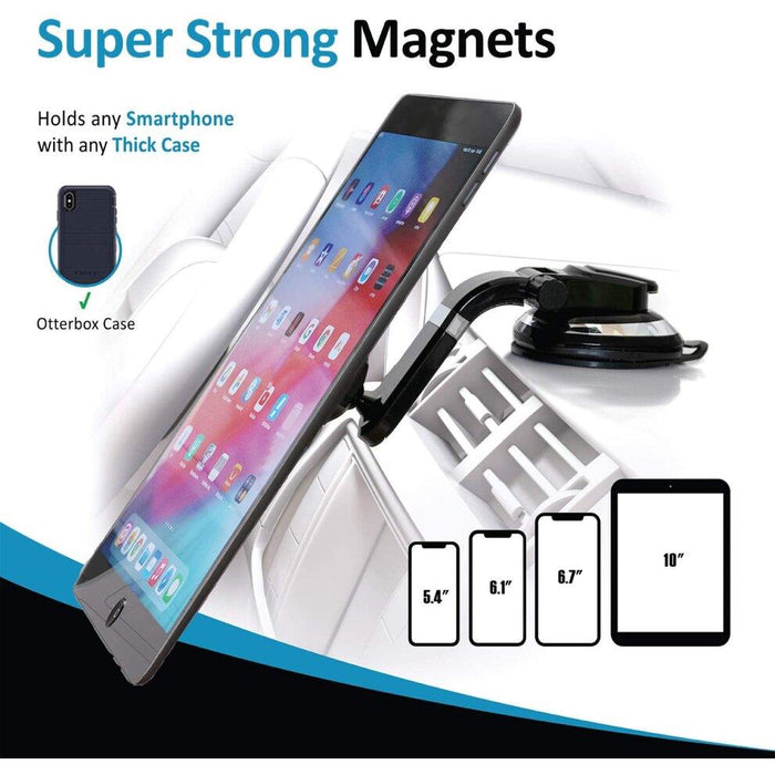 Universal Magnetic Car Phone Holder – Strong Suction Cup Mount