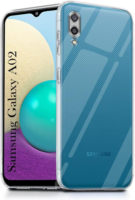 Samsung Galaxy A02 Silicone Gel Ultra Slim Case Clear