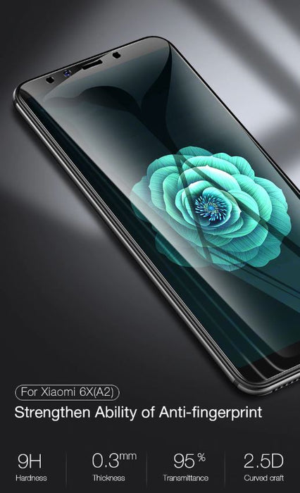 Xiaomi Mi A2 Lite Tempered Glass Screen Protector |2.5D|