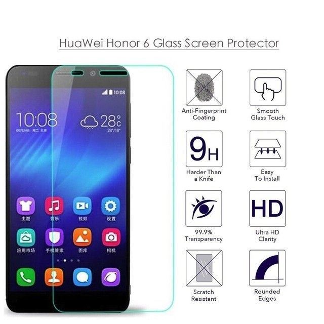 Honor 6 Tempered Glass Screen Protector |2.5D|