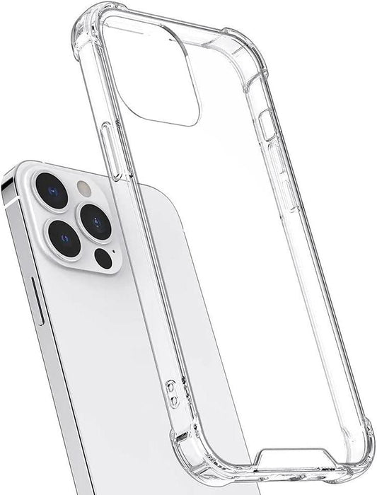 For Apple iPhone 15 Pro  Hybrid Gel Four Corner Cushion Case Shockproof