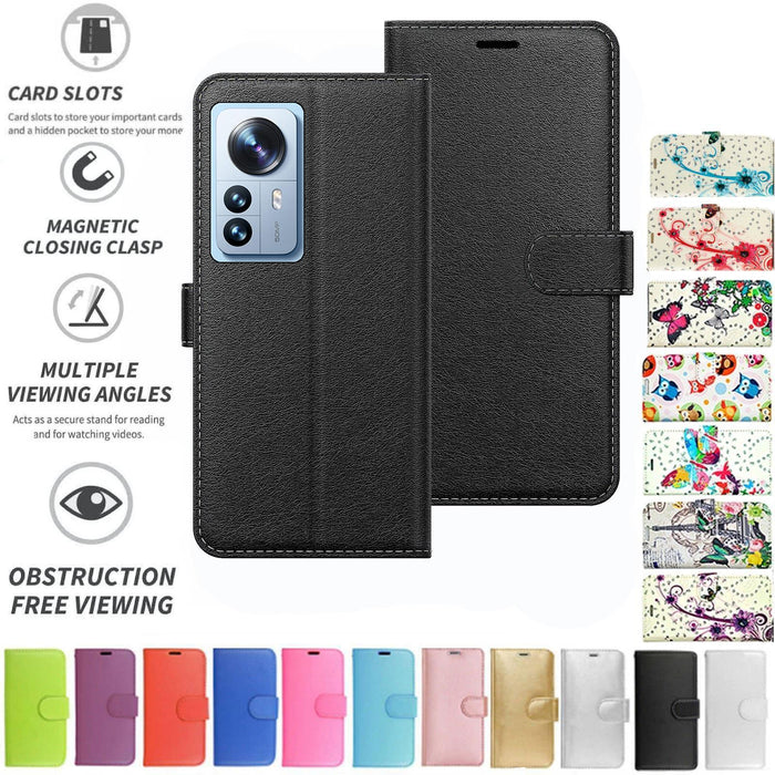 Xiaomi MI 12 Pro Flip Folio Book Wallet Case