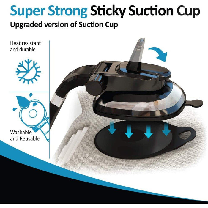 Universal Magnetic Car Phone Holder – Strong Suction Cup Mount