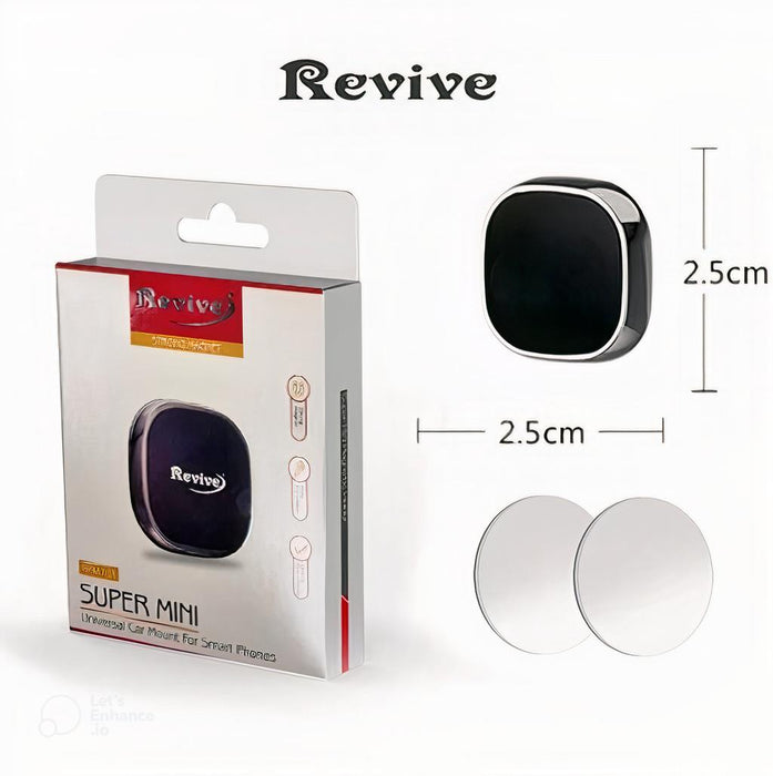Revive Super Mini Magnetic Car Holder Universal RE101 - Compact, Powerful, and Sleek