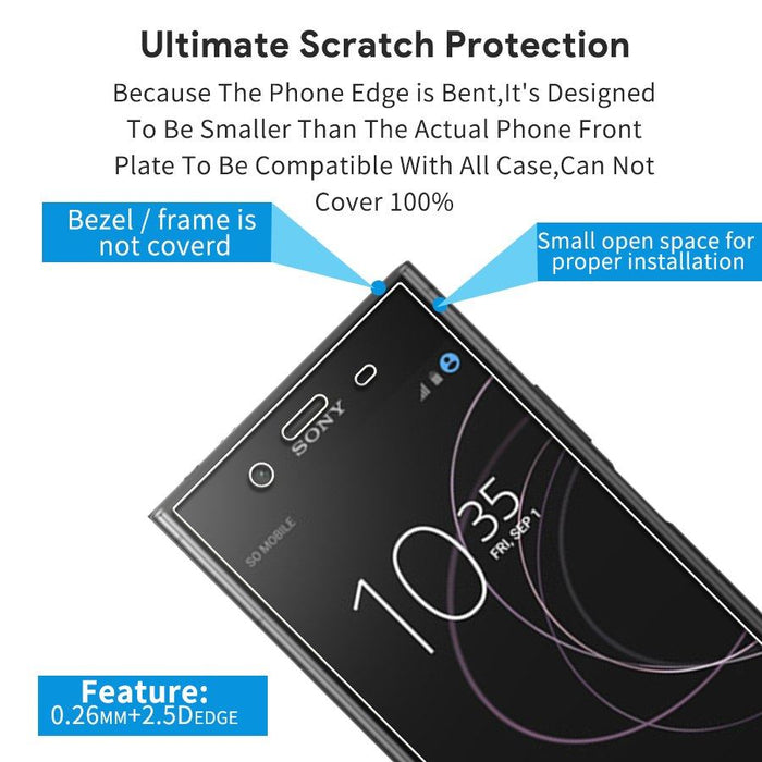 Sony Xperia XZ3 Tempered Glass Screen Protector |2.5D|