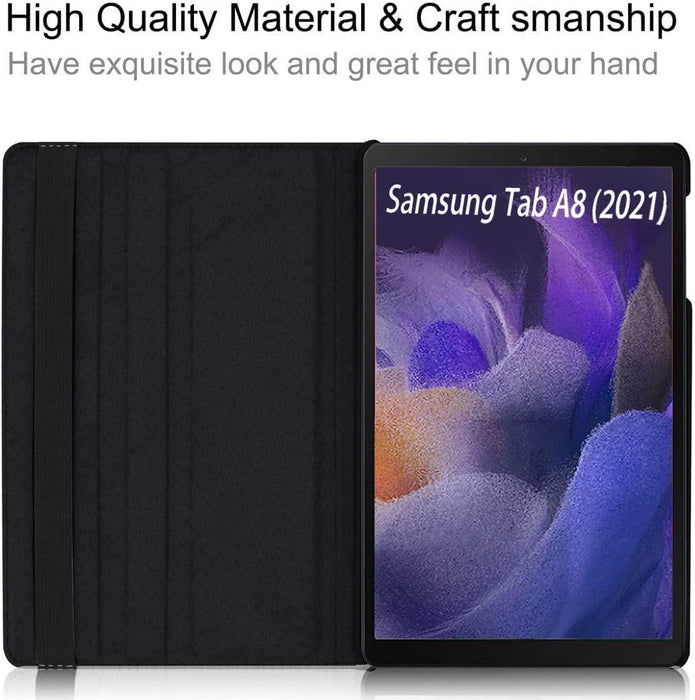 Samsung Galaxy Tab A8 10.5 (2021) (X200) 360° Rotating Folio Case