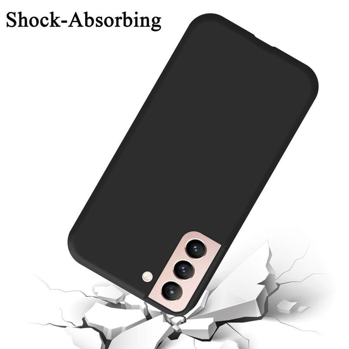 Black Gel Case Tough Shockproof Phone Case Gel Cover Skin for Samsung Galaxy S21