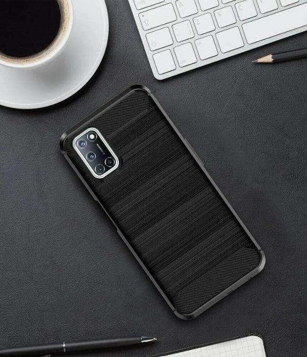 For Samsung A41 Armour Shockproof Protective Gel Silicone Cover Case