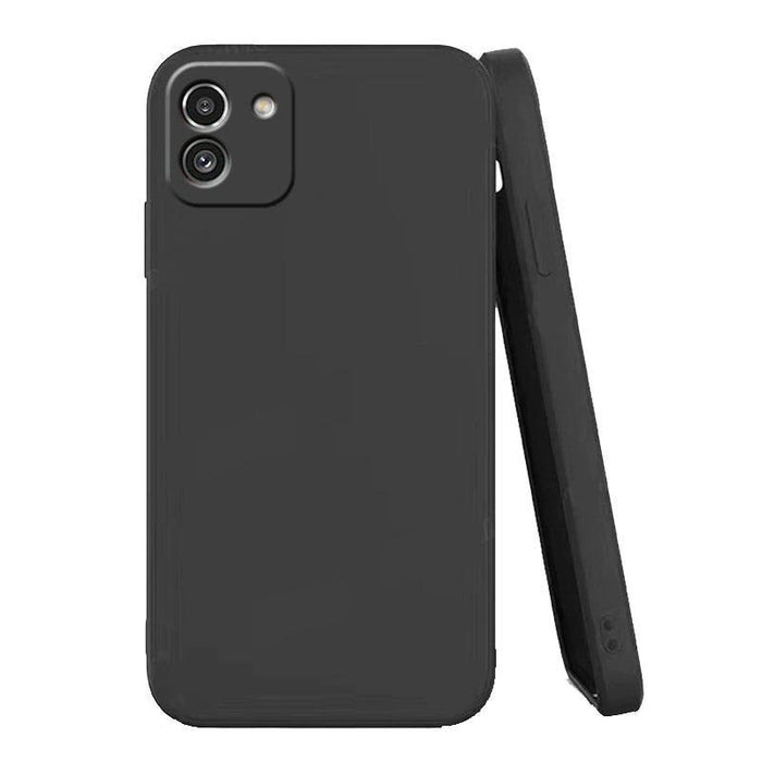 Black Gel Case Tough Shockproof Phone Case Gel Cover Skin for Samsung Galaxy A03 5G