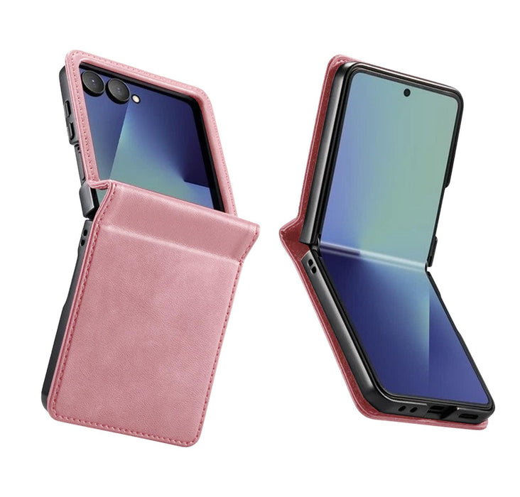 Samsung Galaxy Z Flip 7 Case Cover Flip Folio Leather