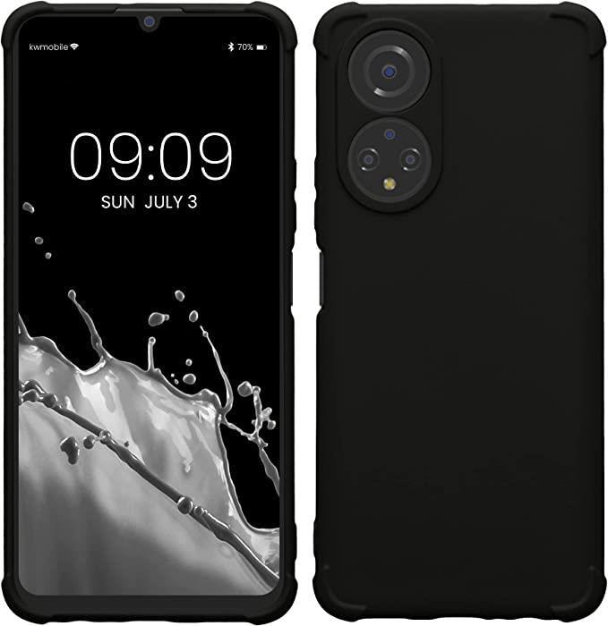 Black Gel Case Tough Shockproof Phone Case Gel Cover Skin for Honor X7