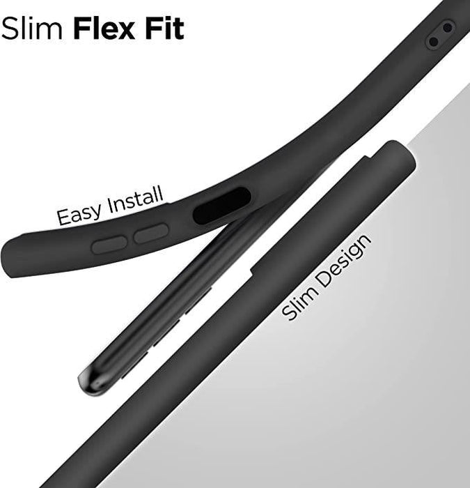 Black Gel Case Tough Shockproof Phone Case Gel Cover Skin for Honor X7