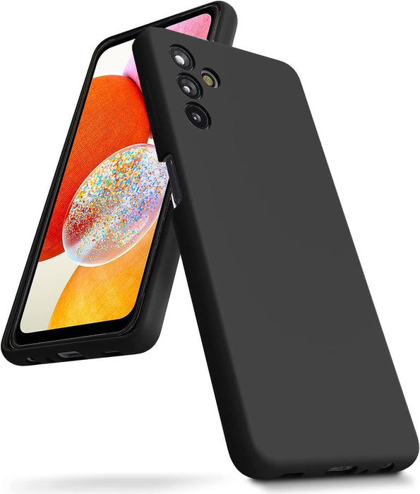 Black Gel Case Tough Shockproof Phone Case Gel Cover Skin for Samsung Galaxy A14 4G/5G