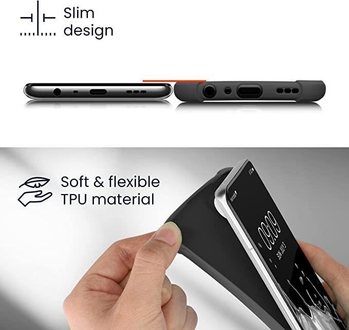 Black Gel Case Tough Shockproof Phone Case Gel Cover Skin for Honor X7