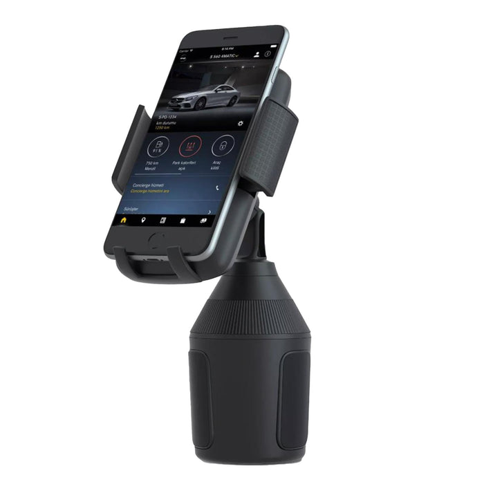 Car Cup Holder Phone Mount Universal Adjustable  Cradle 360° Rotatable