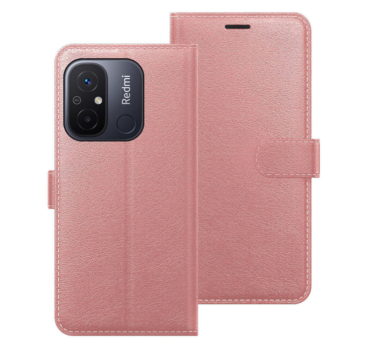 Xiaomi Redmi 12C Flip Folio Book Wallet Case