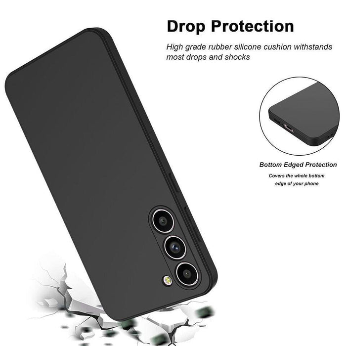 Samsung Galaxy S23 FE Black Gel Shockproof Case