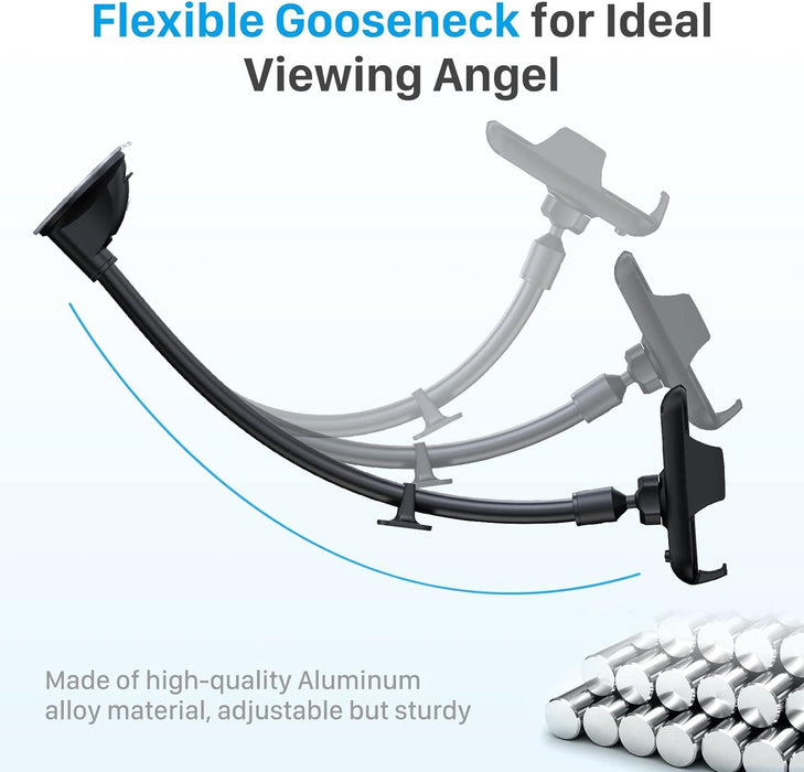 Long Hose Adjustable Car Holder – Flexible and Secure In-Car Device Mount
