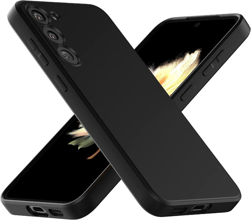 Black Gel Case Tough Shockproof Phone Case Gel Cover Skin for Samsung Galaxy S23+