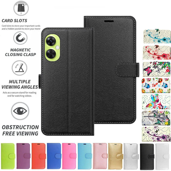 OnePlus Nord CE 3 Lite Flip Folio Book Wallet Case