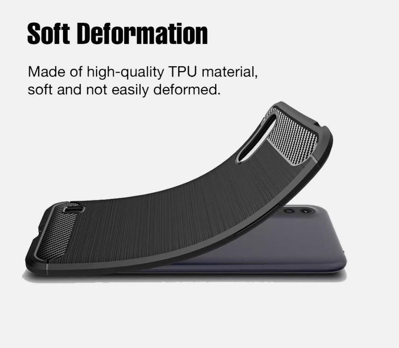 For Samsung A41 Armour Shockproof Protective Gel Silicone Cover Case