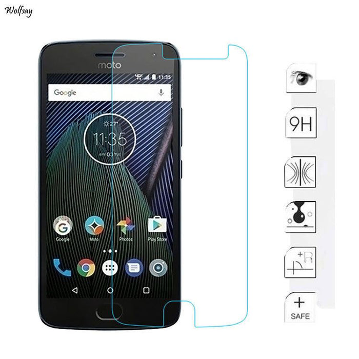 Motorola Moto G5 Tempered Glass Screen Protector |2.5D|