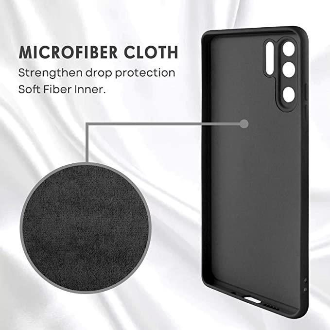 Black Gel Case Tough Shockproof Phone Case Gel Cover Skin for Huawei P30 Pro