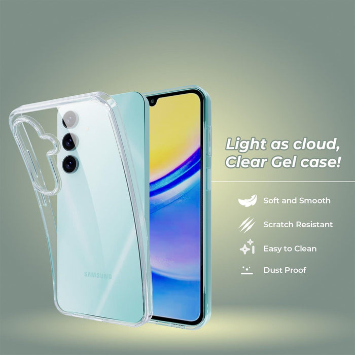 Samsung Galaxy A16 Silicone Gel Ultra Slim Case Clear