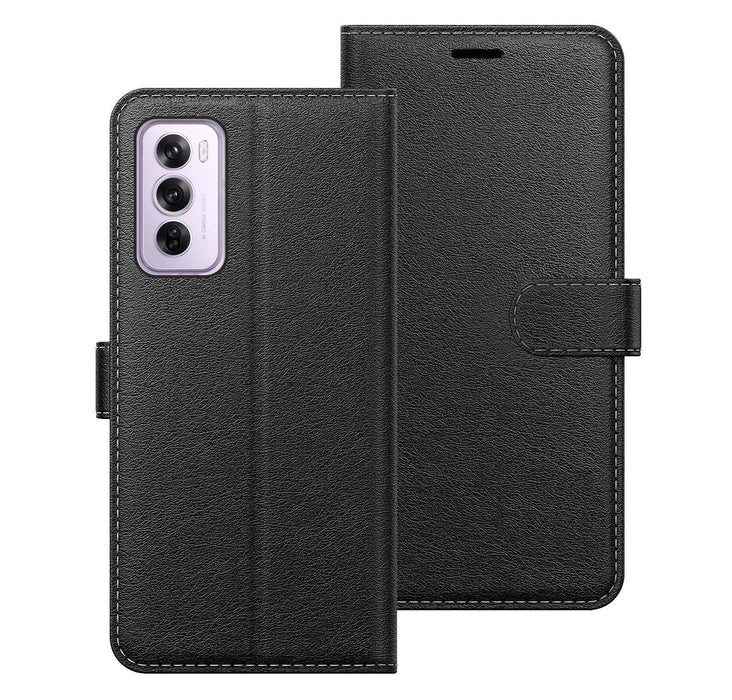 Oppo Reno 12 Pro Case Cover Flip Folio Leather Wallet Credit Card Slot