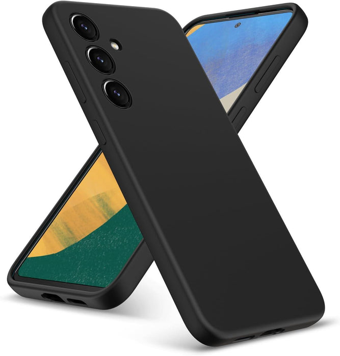 Samsung Galaxy A15  Case Cover Soft Slim Protective TPU Silicone Matte Black