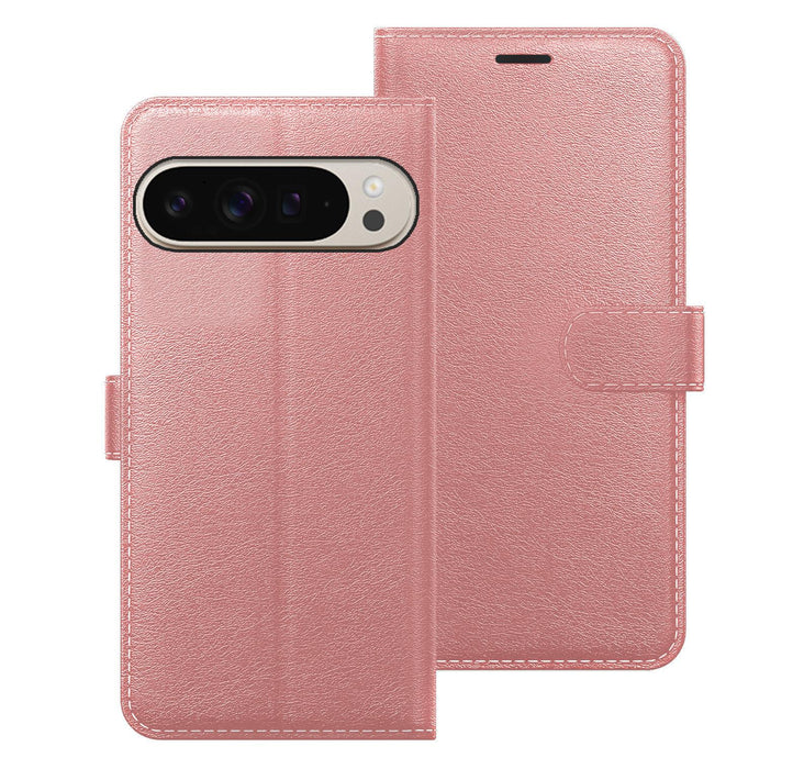 Google Pixel 9 Pro XL Case Cover Flip Folio Leather Wallet Credit Card Slot