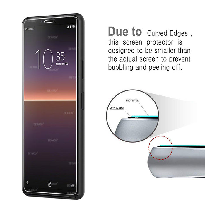 Sony Xperia 10 iii Tempered Glass Screen Protector |2.5D|