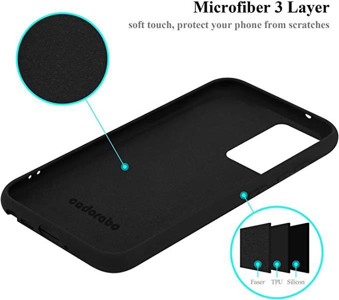 Black Gel Case Tough Shockproof Case Gel Cover for Samsung Galaxy Note 20 Ultra