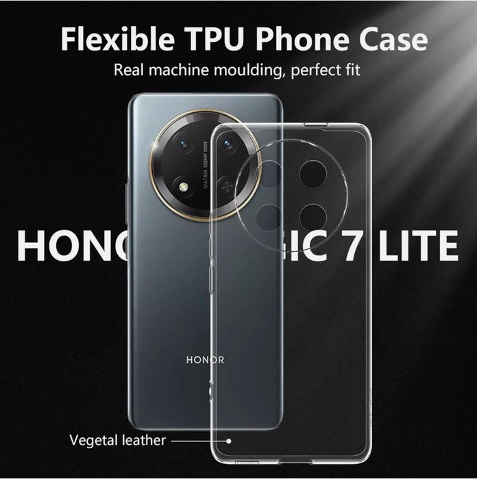 Honor Magic 7 Lite Silicone Gel Ultra Slim Case Clear