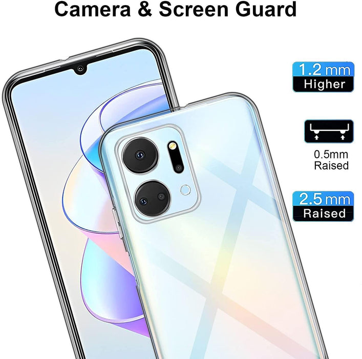 Honor X7a Silicone Gel Ultra Slim Case Clear