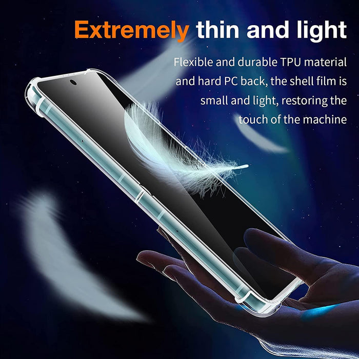 Samsung Galaxy Z Flip3 5G Hybrid Gel Four Corner Cushion Case