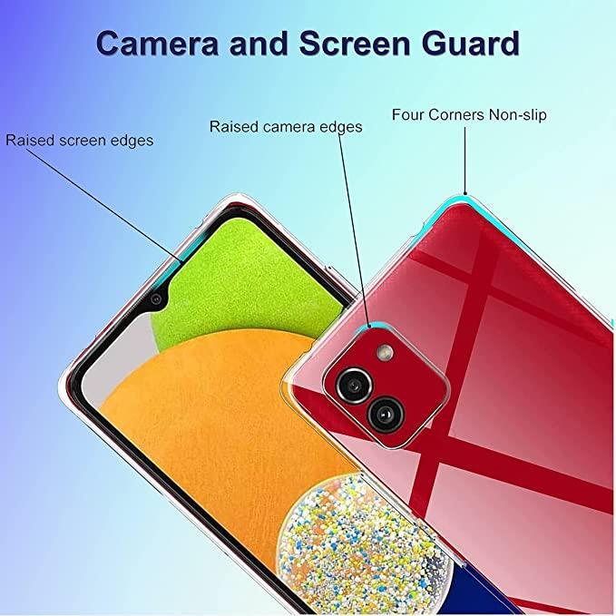 Samsung Galaxy A03 Silicone Gel Ultra Slim Case Clear