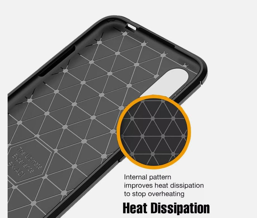 For Samsung A41 Armour Shockproof Protective Gel Silicone Cover Case