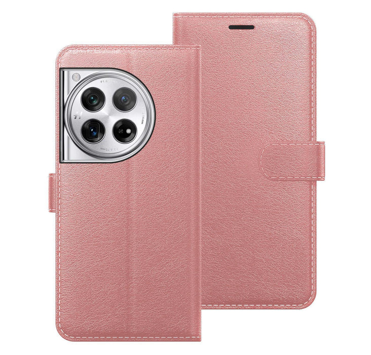 OnePlus 12 Case Cover Flip Folio Leather Wallet Credit Card Slot