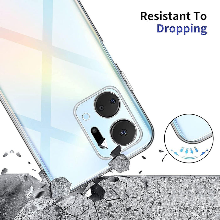 Honor X7a Silicone Gel Ultra Slim Case Clear