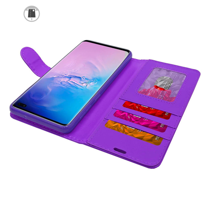 Samsung Galaxy S25|S24 Case Cover Flip Folio Leather Wallet Credit Card Slot