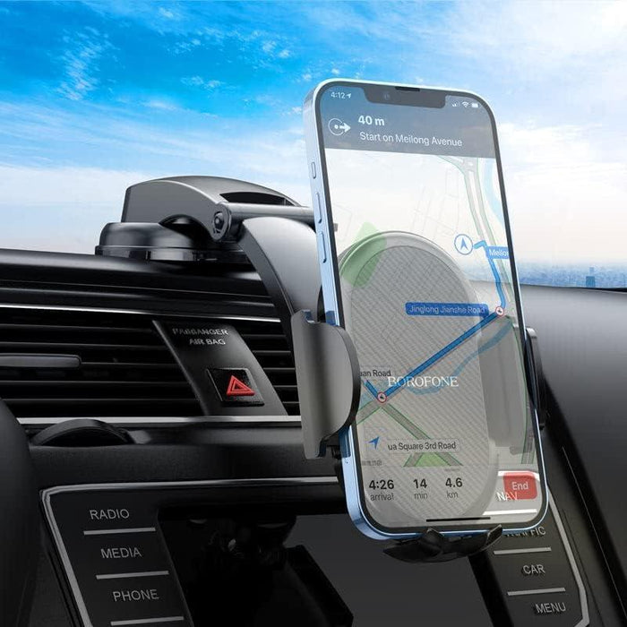 Suction cup phone holder