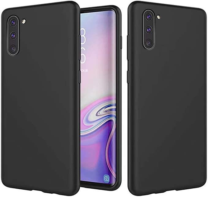 Black Gel Case Tough Shockproof Phone Case Gel Cover for Samsung Galaxy Note 10+