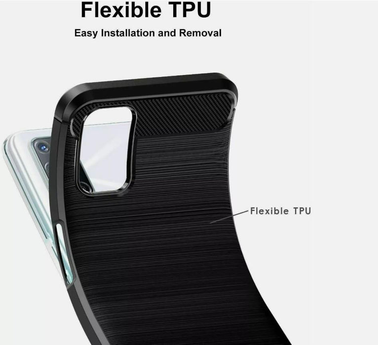 For Samsung A41 Armour Shockproof Protective Gel Silicone Cover Case