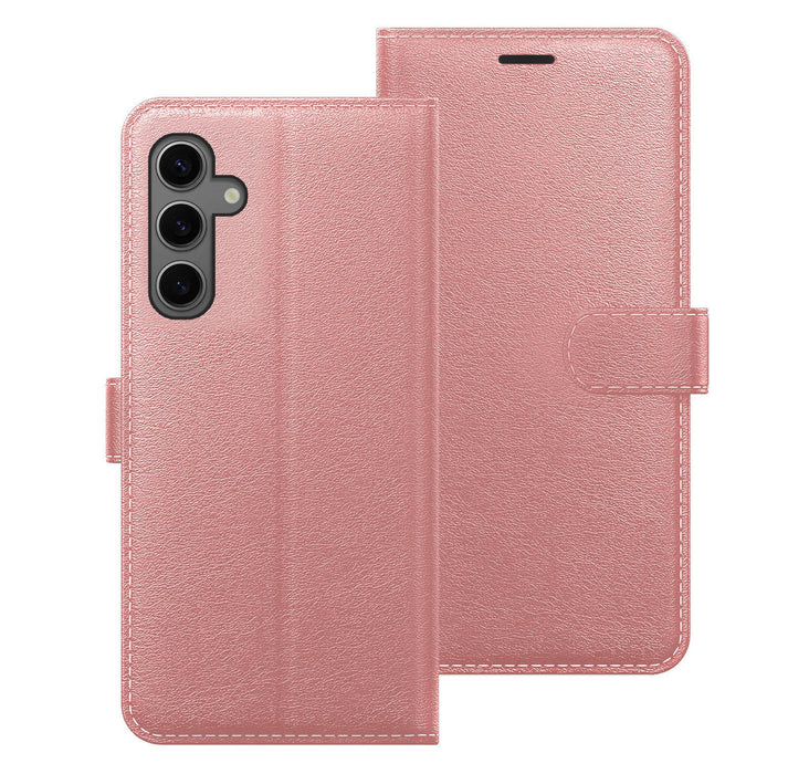 Samsung Galaxy S25|S24 Case Cover Flip Folio Leather Wallet Credit Card Slot