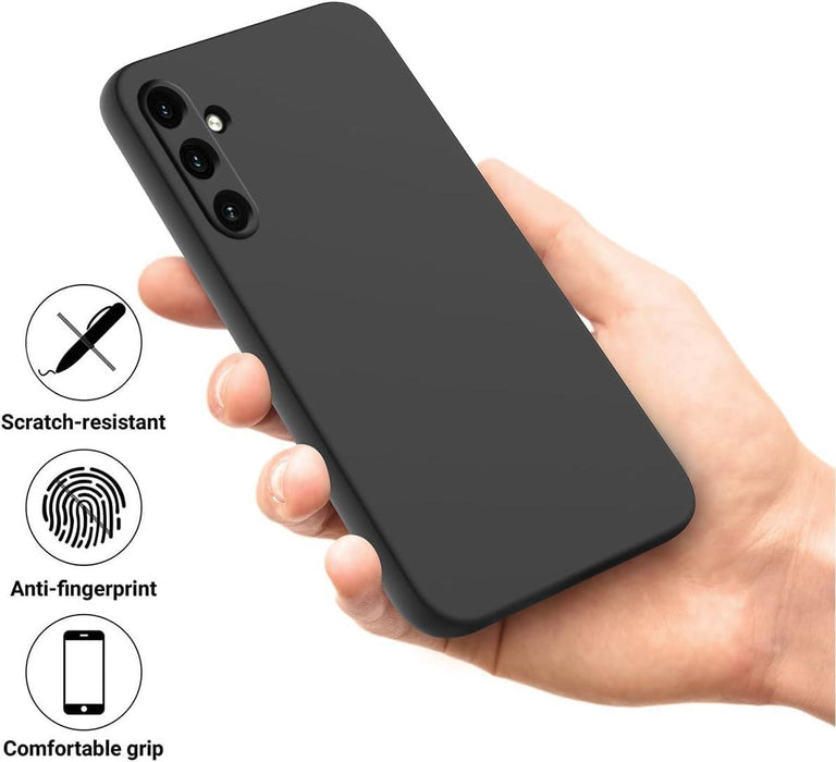 Samsung Galaxy A35 Case Cover Soft Slim Protective TPU Silicone Matte Black