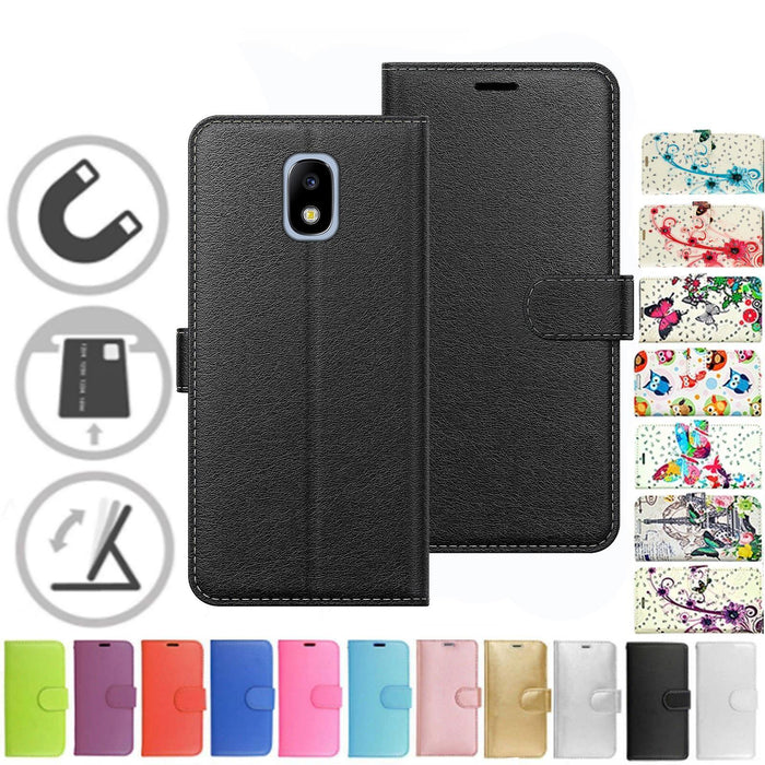 Samsung Galaxy J7 (2017) Flip Folio Book Wallet Case