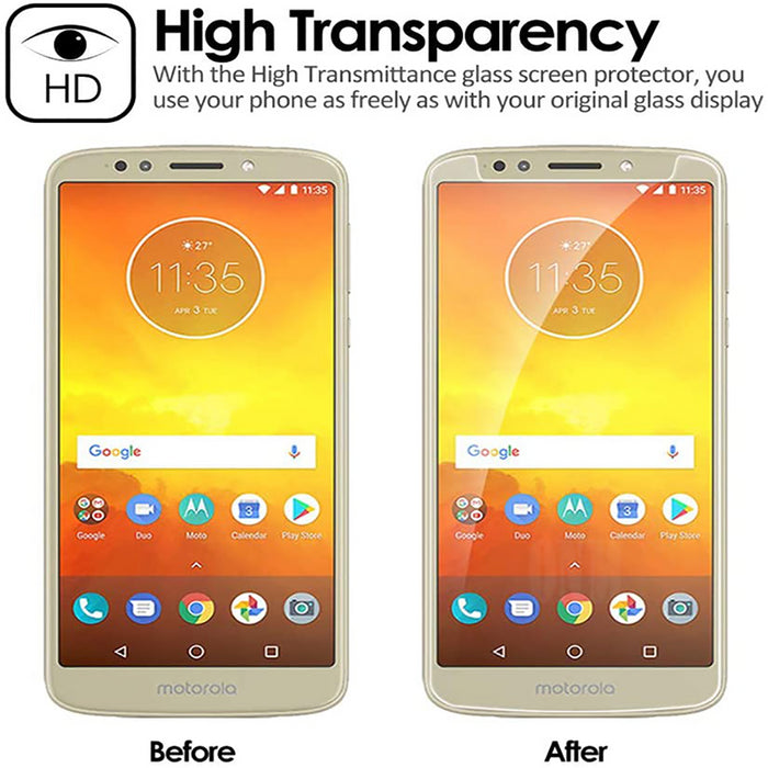 Moto E6s Tempered Glass Screen Protector |2.5D|